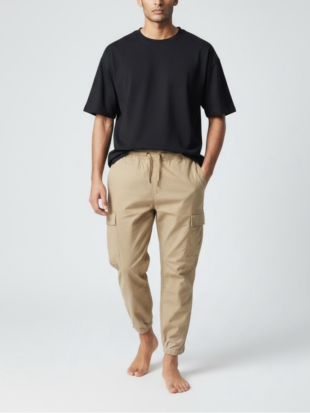 Polo Ralph Lauren Men's Cargo Jogger Pants Size XL Tan Khaki Utility Gorpcore
